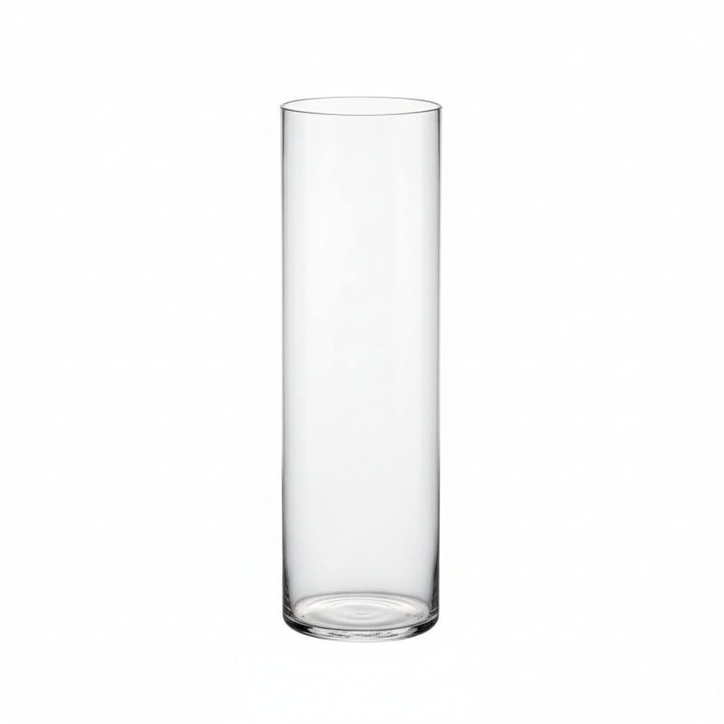 Cylinder Glass Vase 15cm Diam 50cm