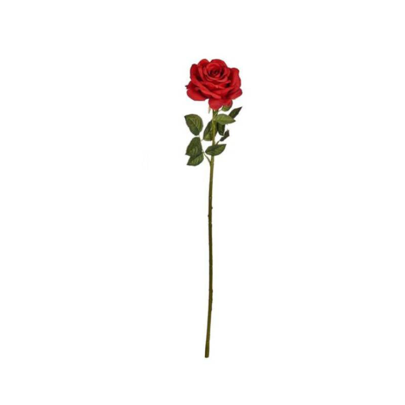 Decorative Rose Flower Branch Paper Plastic
