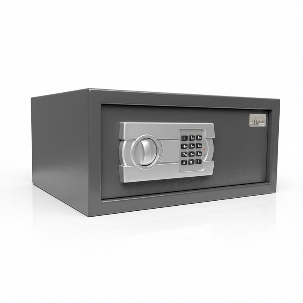 Digital Electronic Laptop Safe Black