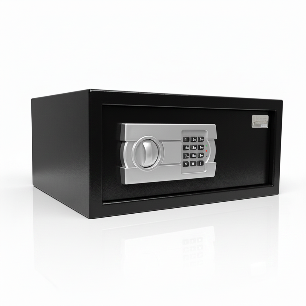 Digital Electronic Laptop Safe Black
