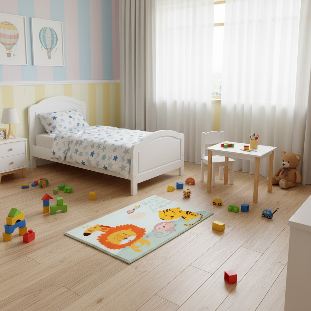 Kids Anti-Slip Door Mat Lion