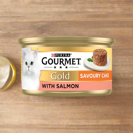 Gourmet Gold Tin Cake With Salmon 85gm
