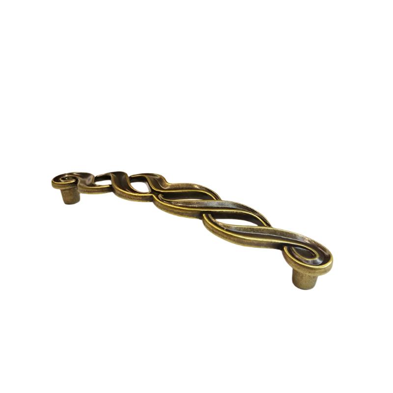 Furniture Handle Antique Brass 128mm