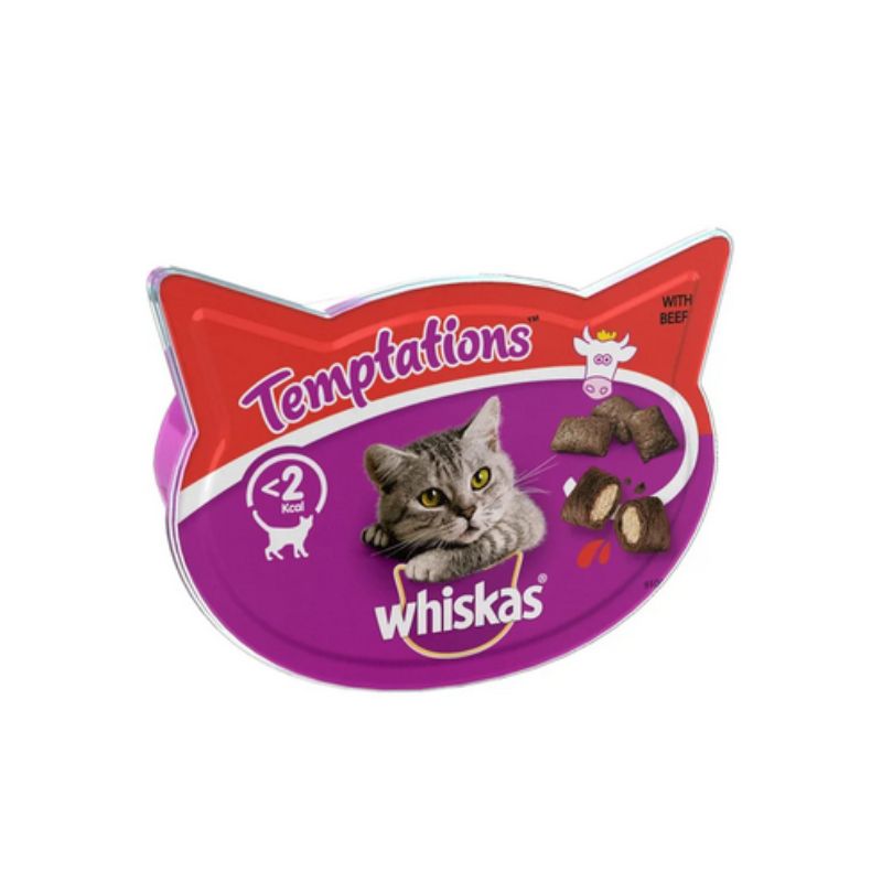 Whiskas Temptation Beef 60gm