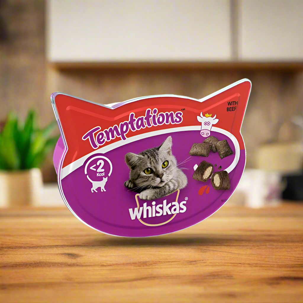 Whiskas Temptation Beef 60gm