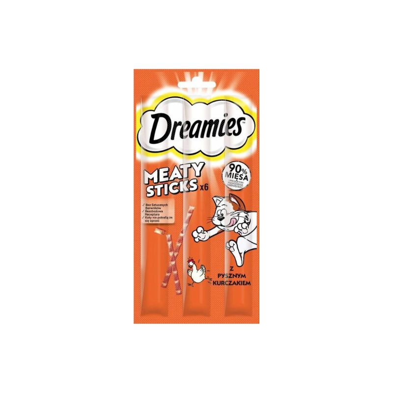 Dreamies Meaty Treats Chicken 30gm
