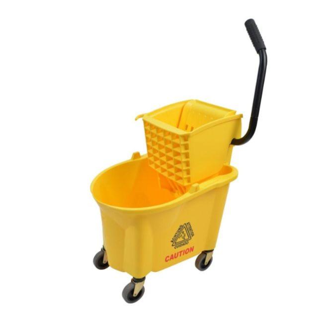 Industrial Mop Bucket with Side Press Wringer 36 Ltr