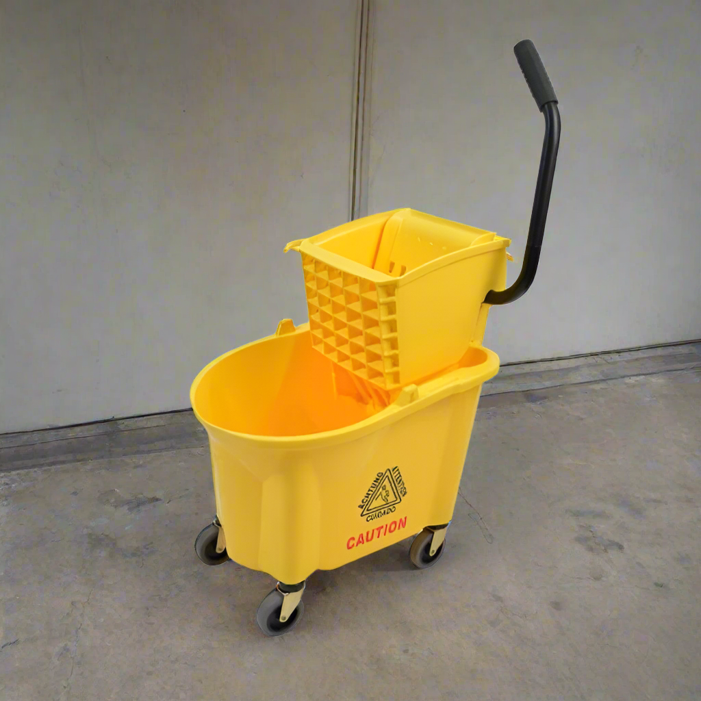 Industrial Mop Bucket with Side Press Wringer 36 Ltr