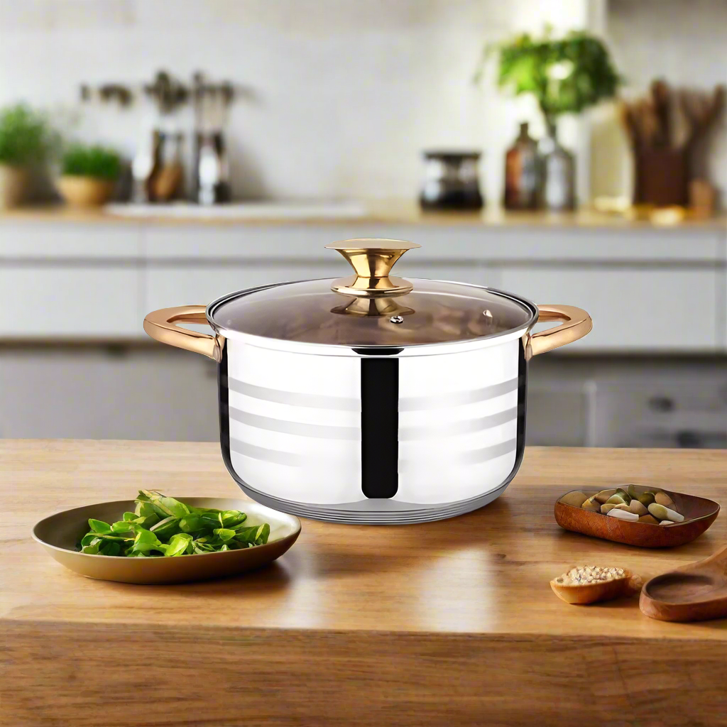 Stainless Steel Cooking Pot 7.6Ltr