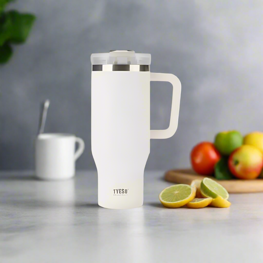 Stainless Steel Thermal Cup White 900ml