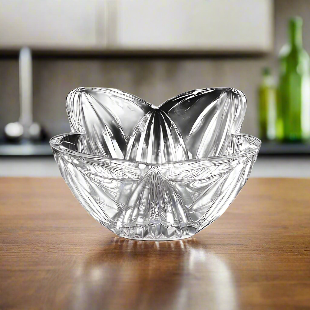 Glass Serving Bowl 12x20cm