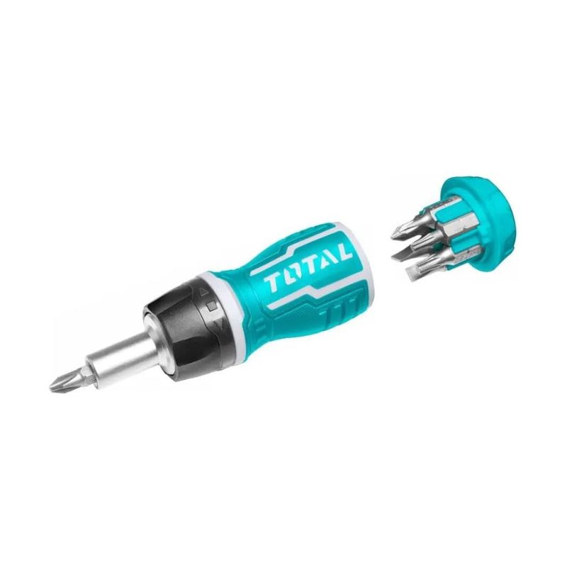 TOTAL 8 IN 1 Stubby screwdriver set