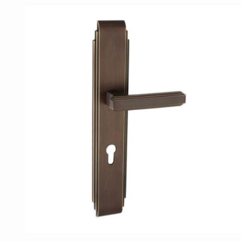 EuroArt Brass Lever on Plate 72mm