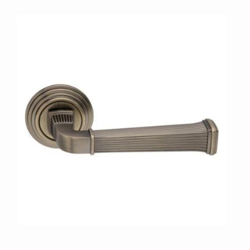 Lever Handle on Rose With Escutheons