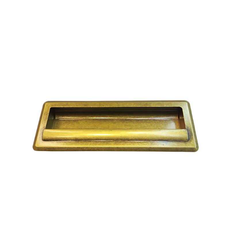 Furniture Handle Antique Brass 128mm