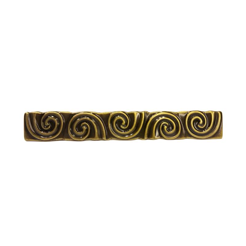 Furniture Handle Antique Brass 128mm