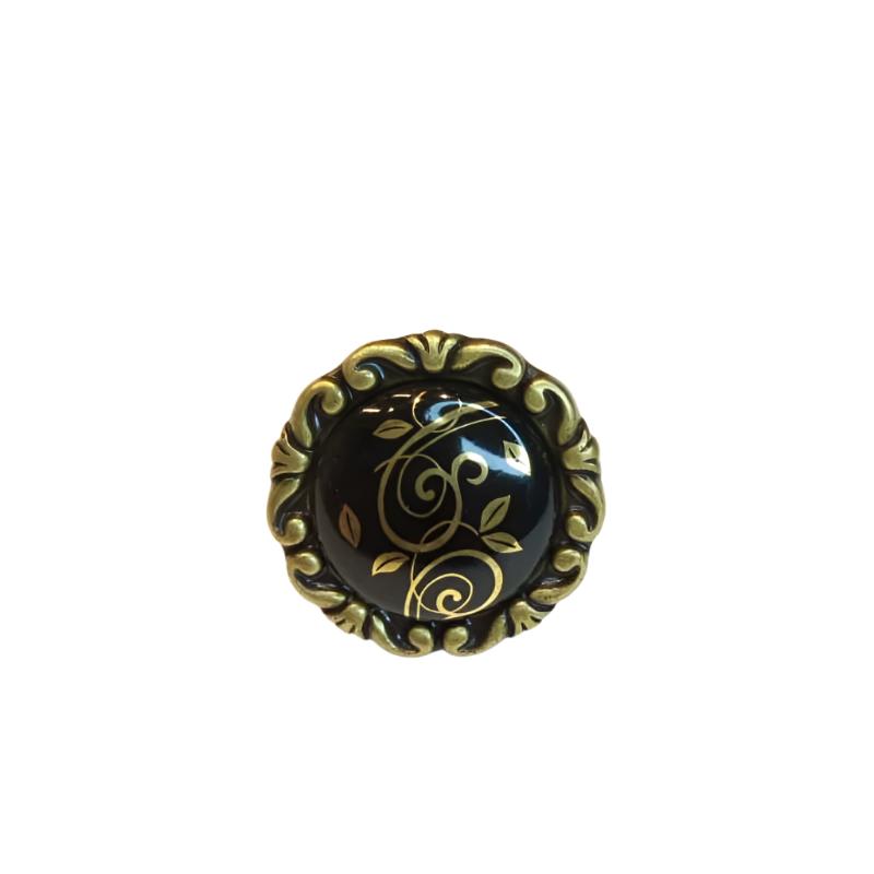 Drawer Knob Antique Brass