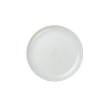 Diwali Plain White Dinner Serving Plate 25cm Set of 6