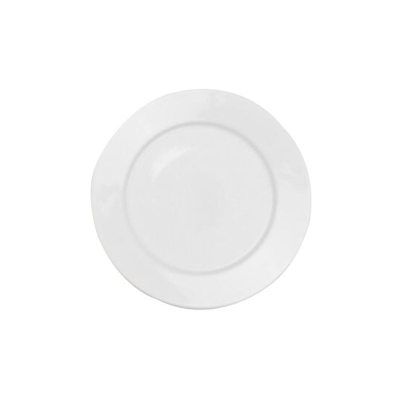 Golden Opal Mikasa Bone Plain White Dessert Plate (Set of 6)