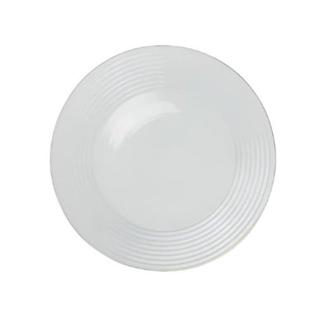 Golden Opal Harena Plain White Dinner Serving Plate 26cm (Set of 6)