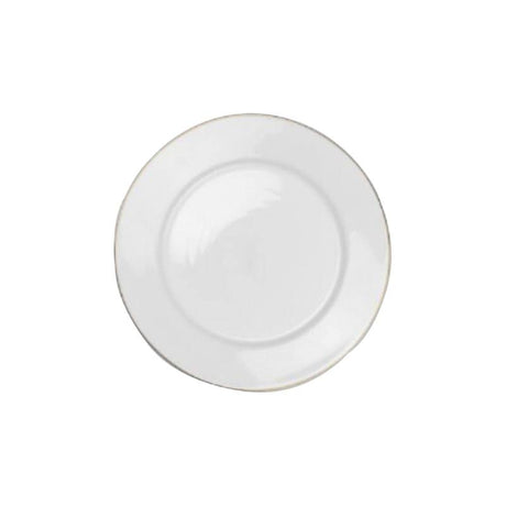 Golden Opal Mikasa Bone Rim Dinner Serving Plate 26cm (Set of 6)