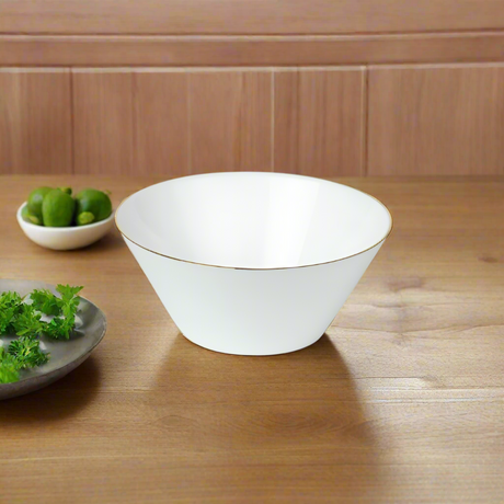Golden Opal Diwali Structure Golden Rim Bowl 23cm (Set of 6)