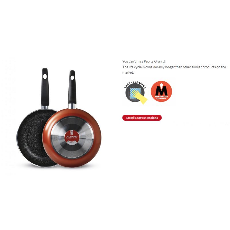 Pepita Granit Deep Frying Pan 24cm