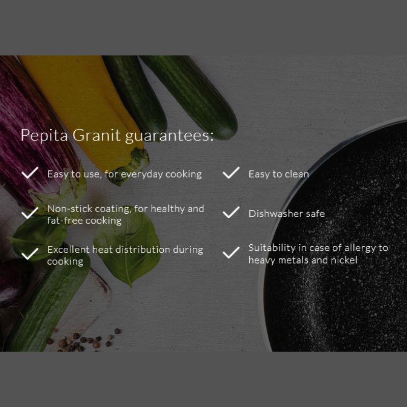 Pepita Granit Deep Frying Pan 24cm