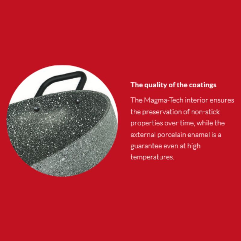 Pietra Viva Pan With 2 Handle 36cm