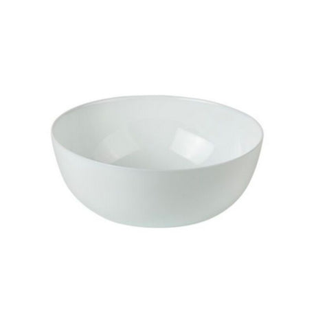 Golden Opal Diwali Plain White Bowl 23cm (Set of 6)