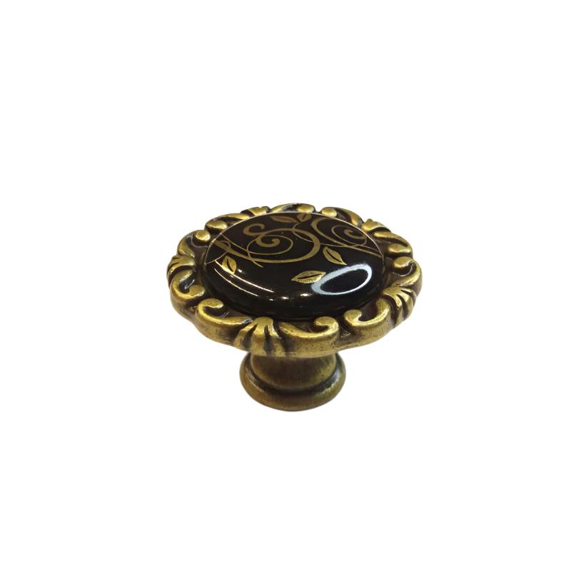 Drawer Knob Antique Brass