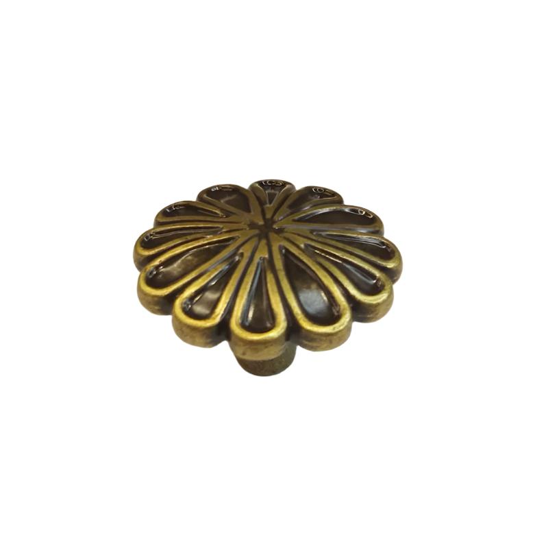 Drawer Knob Antique Brass 35mm