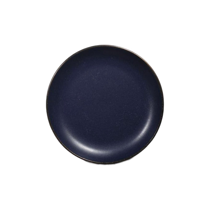 Dinner Ceramic Serving Plate 10.5" Black