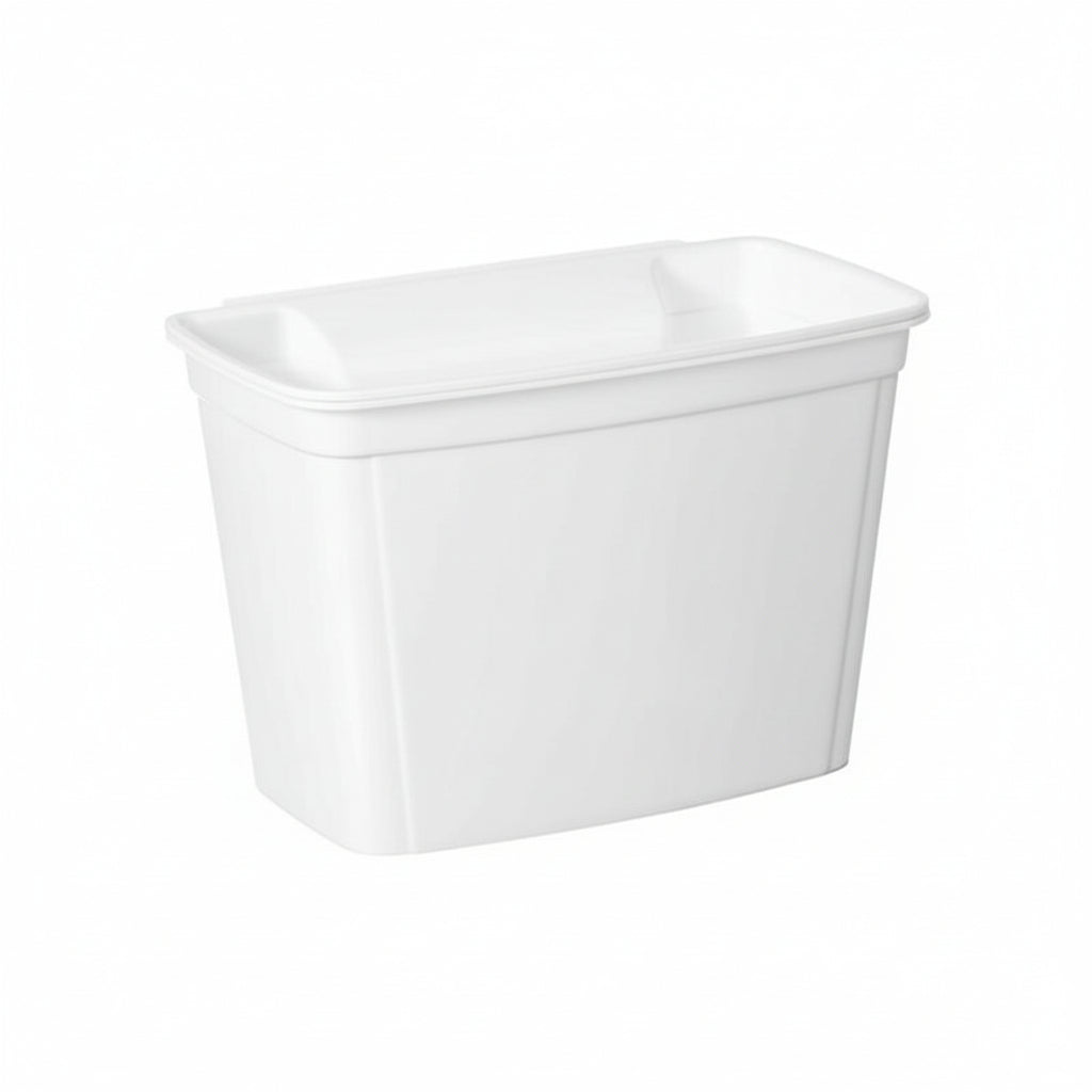 Door Trash Bin With White Support 4L