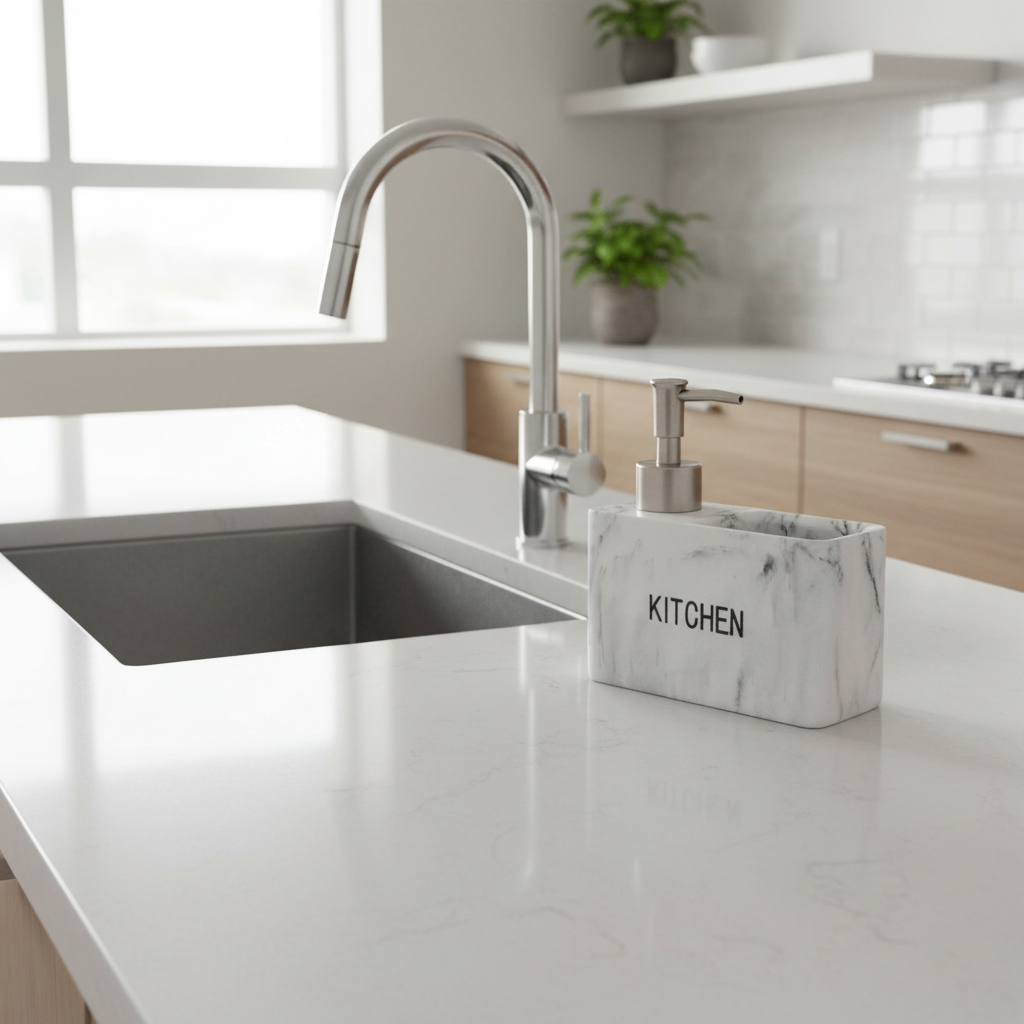 Kitchen Soap Dispenser With Holder