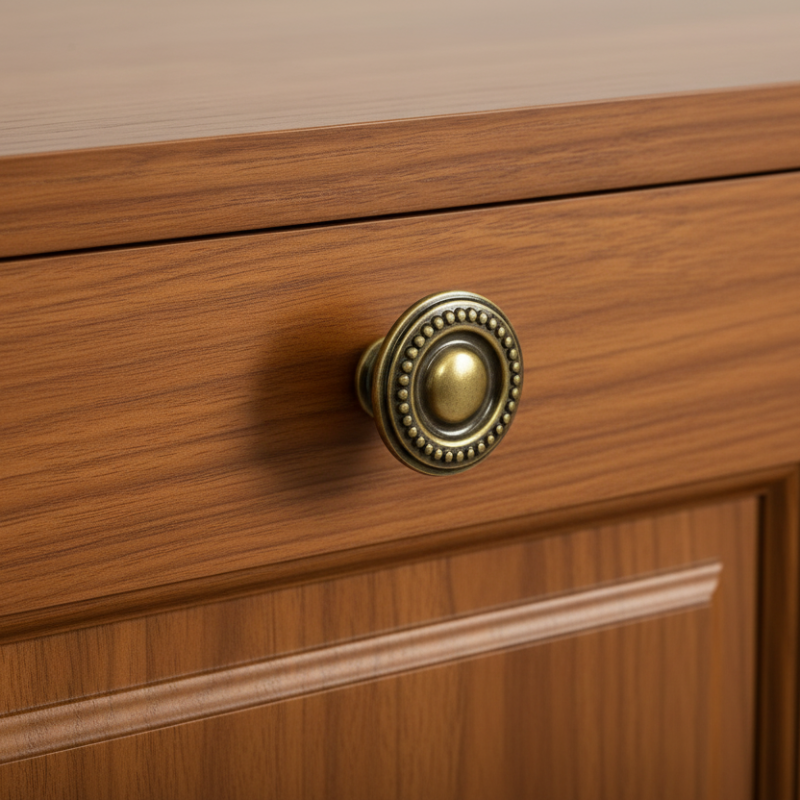 Drawer Knob Antique Brass