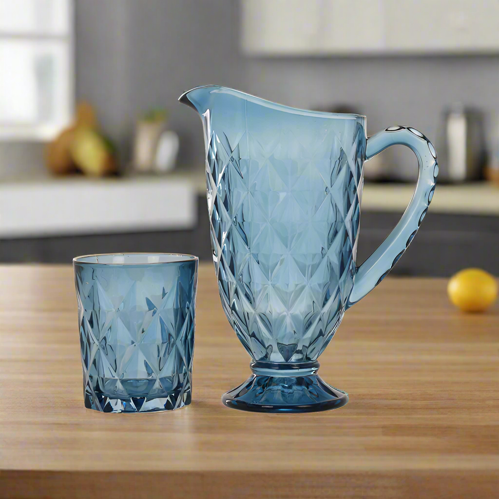 Drinking Glasses With Pitcher (Set of 7 Pcs)