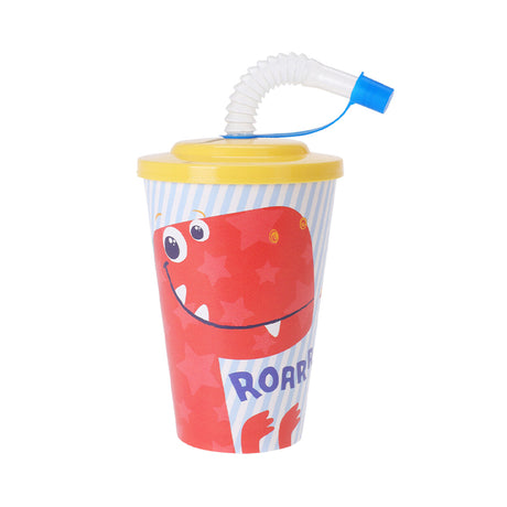 Drinking Mug With Straw (Set of 4)