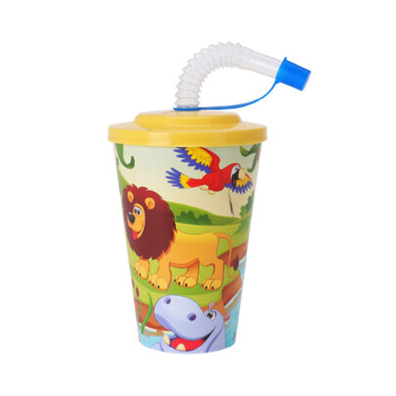 Drinking Mug With Straw (Set of 4)