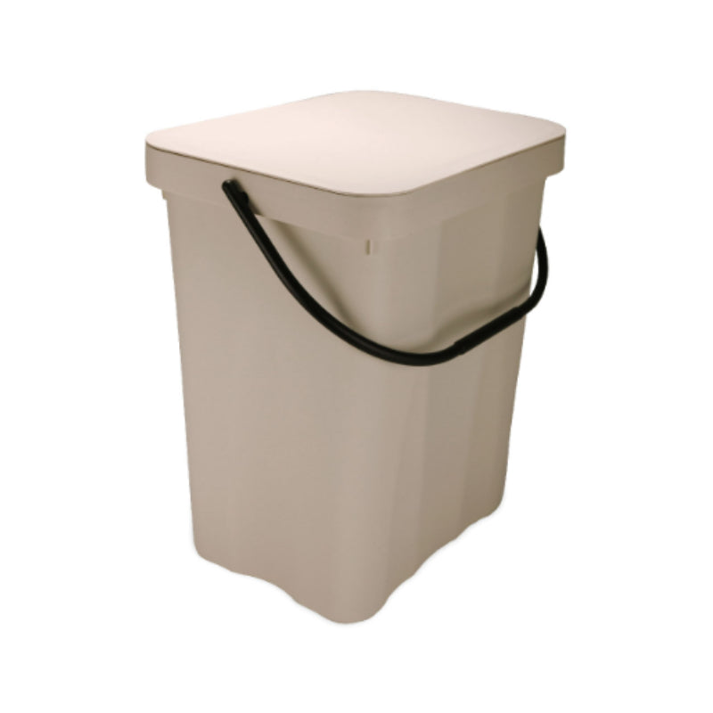 Dust Box With Lid Beige 21L