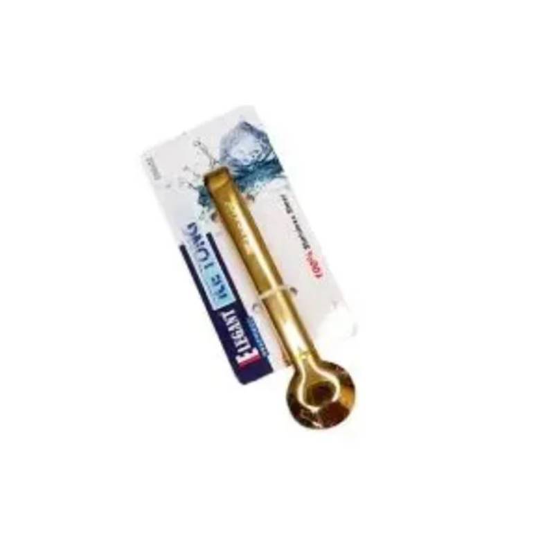 Elegant S-S Gold Ice Tong