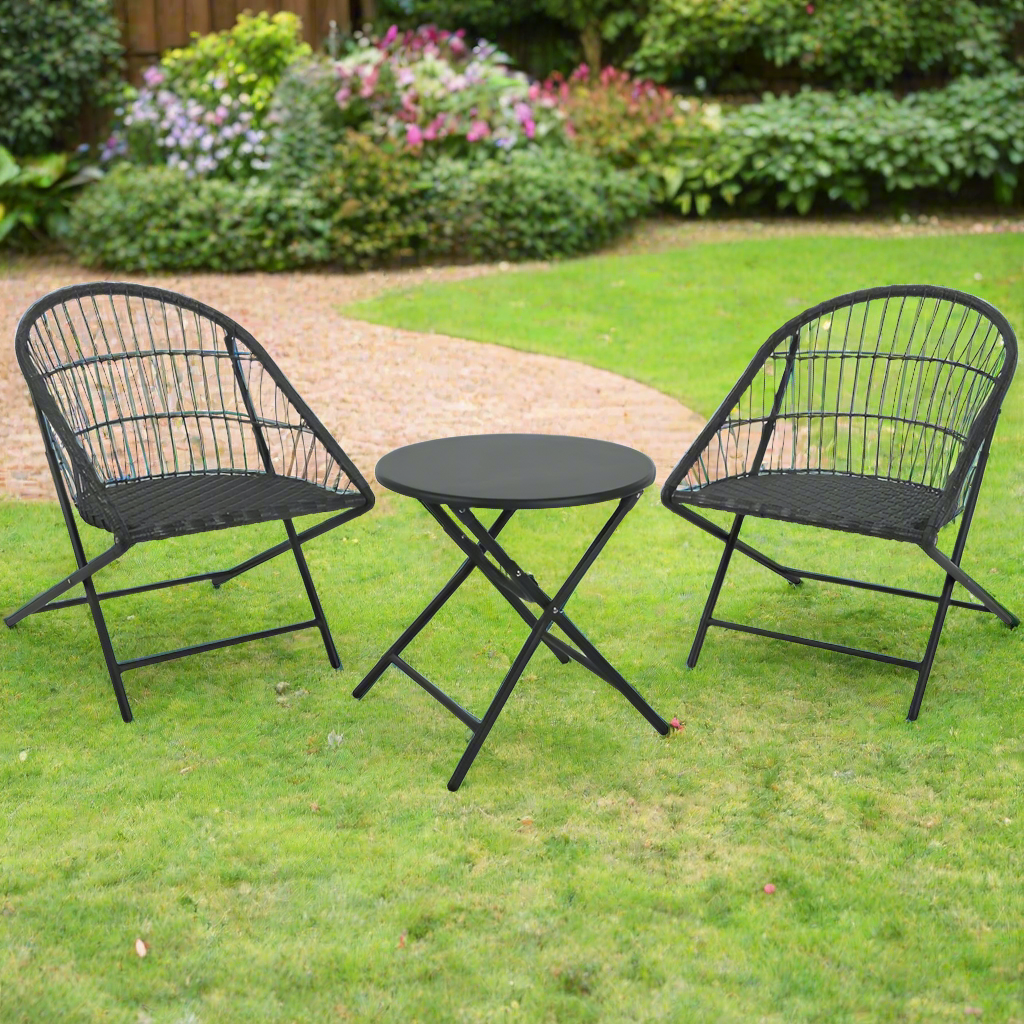 Foldable Garden Set Metal (Set of 3)