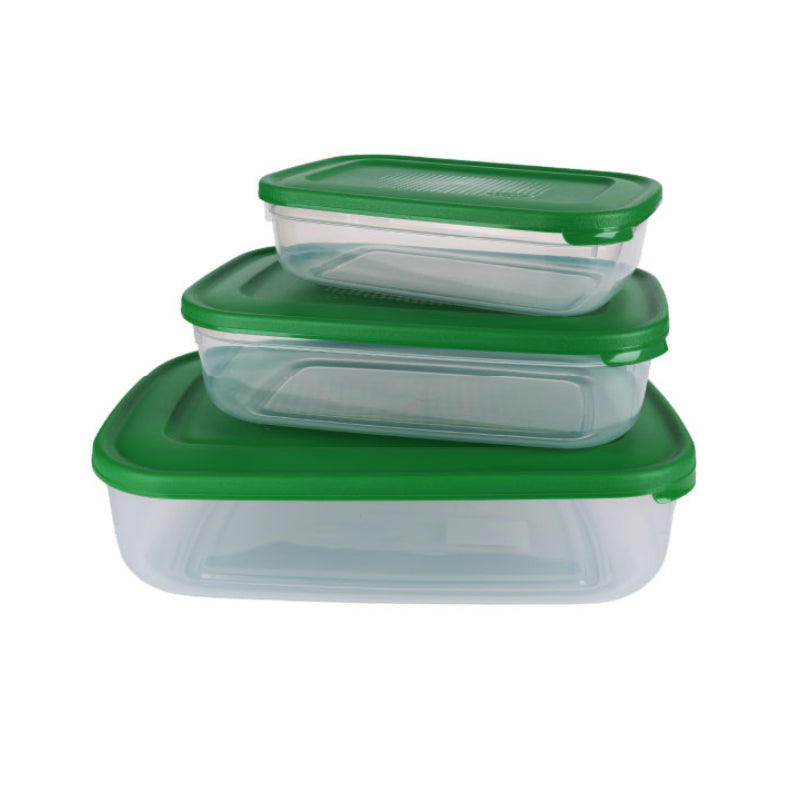 Food Storage Box Plastic (Set of 3)