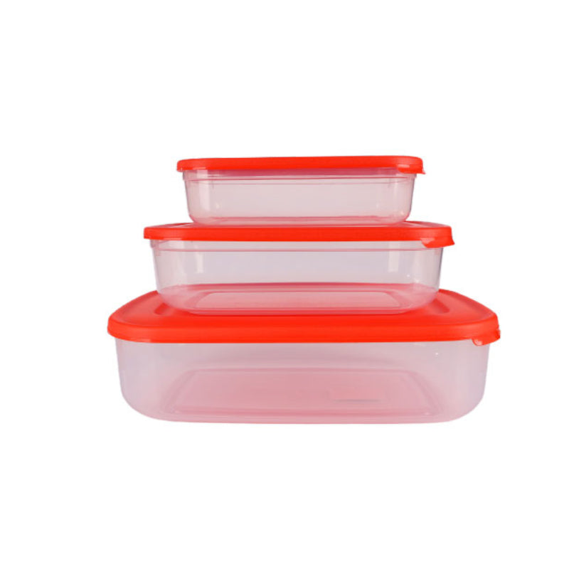 Food Storage Box Plastic (Set of 3)