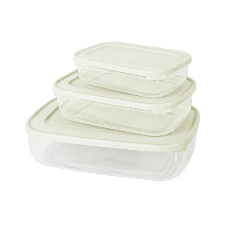 Food Storage Box Plastic (Set of 3)