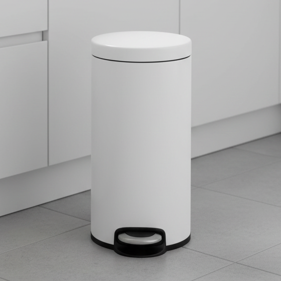 Maggy Step Bin 30 Liter White