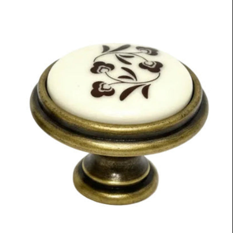 Drawer Knob Porcelain AB (Pack of 2)