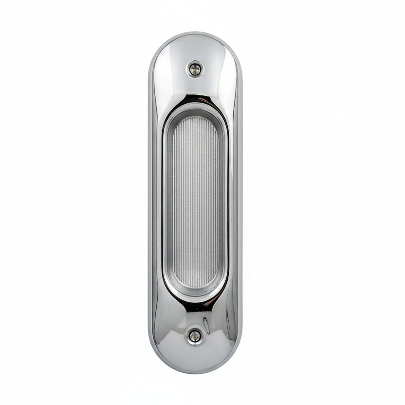 Sliding Handle Oval Chrome