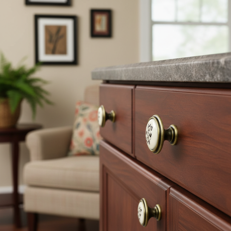 Drawer Knob Porcelain AB