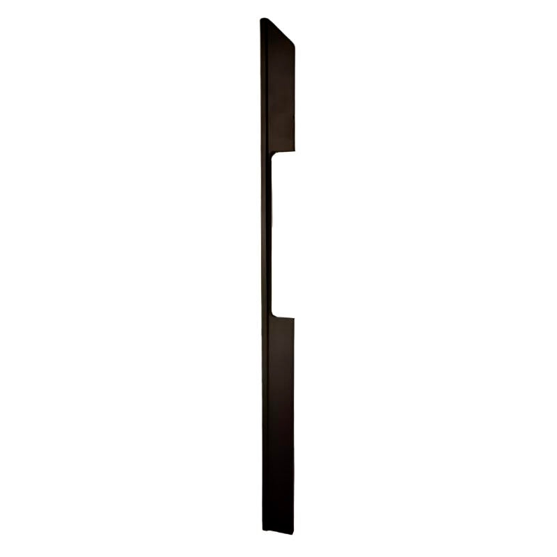Stainless Steel Square Cupboard T Bar Handle Black 1100mm